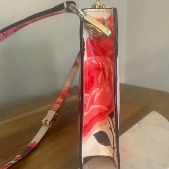 Kate Spade Cameron Street Roses Clarise Crossbody Clutch with Matching Wallet - Picture 4 of 15